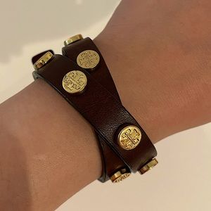 Tory Burch - Leather Wrap Bracelet